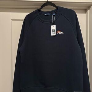 Denver Broncos Cutter & Buck Crewneck